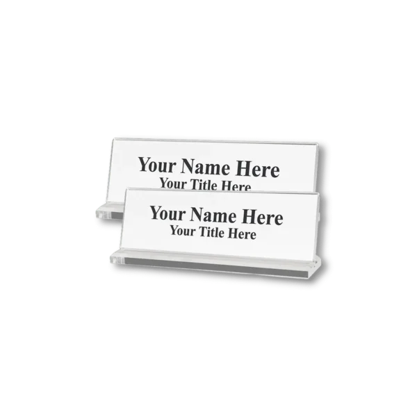 Acrylic Glass Name Plate Printing