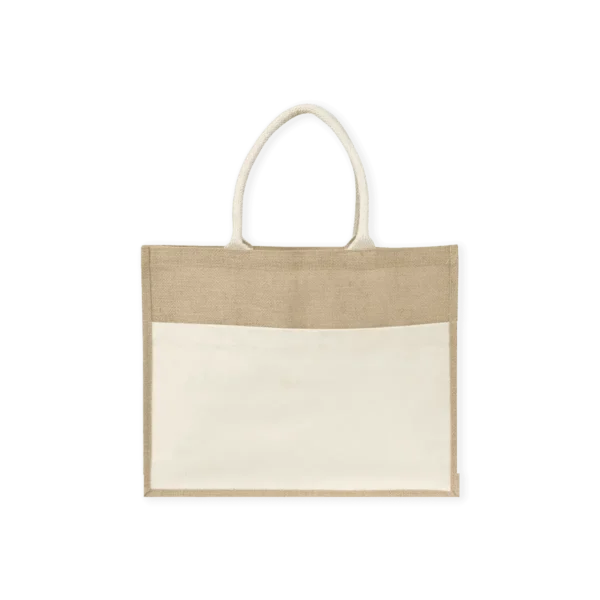 Jute and Cotton Bags Two Side Printing