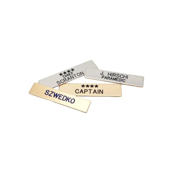 metal name badges Printing