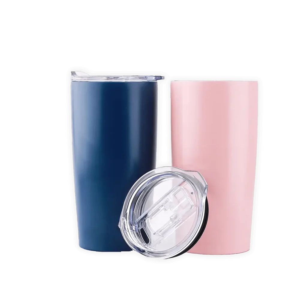 double wall glass travel mug Printing
