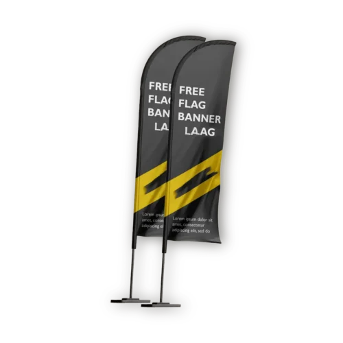 Curve-Top-Flag Curve Top Flags Printing