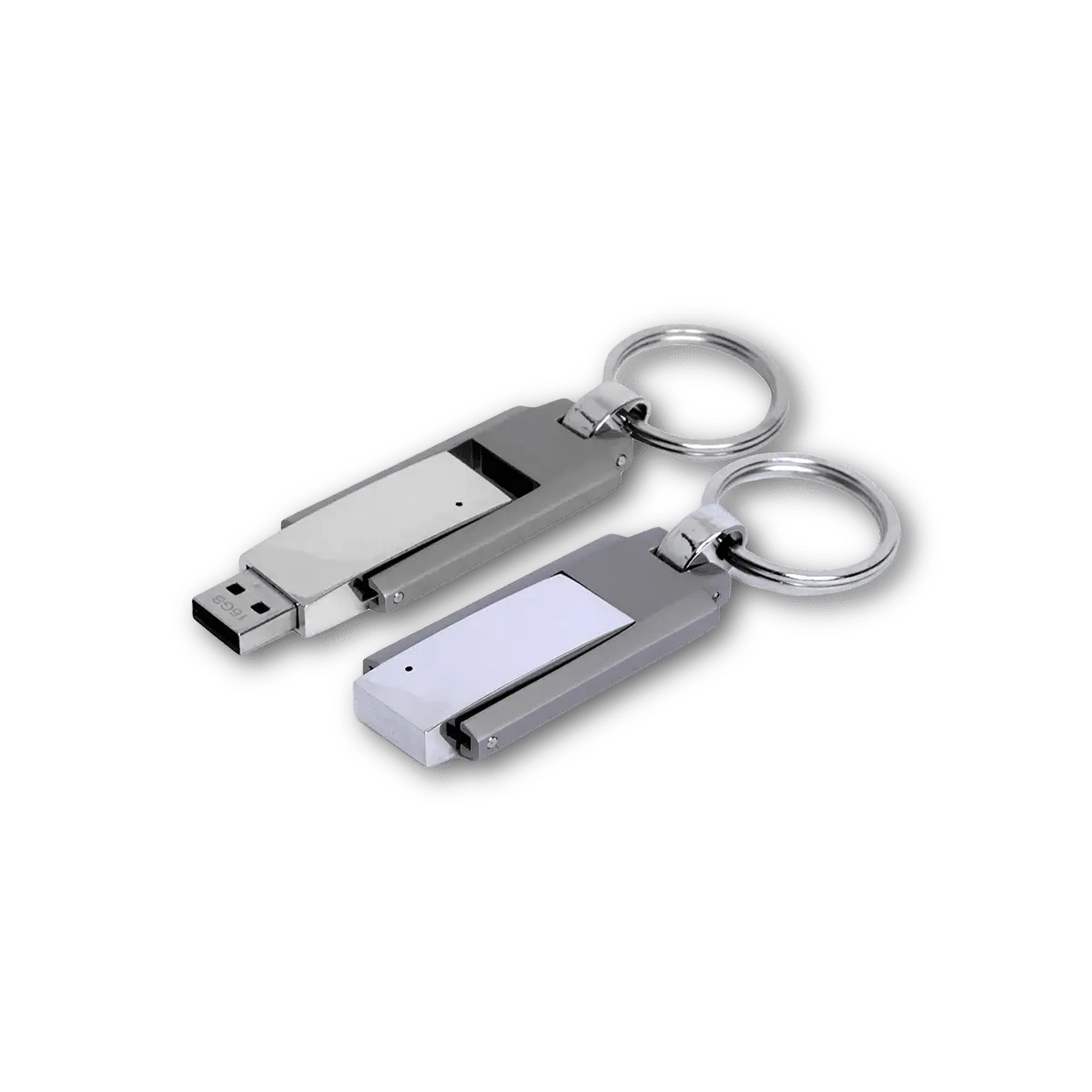 Flip Style Metal USB Flash Drives Printing