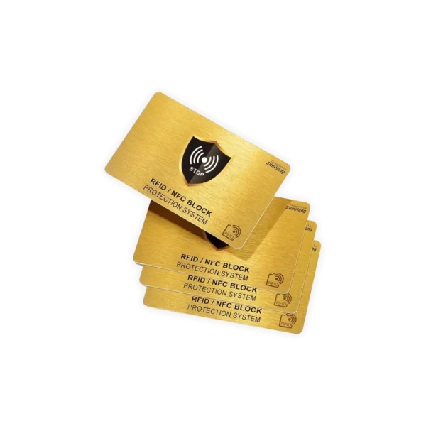 Golden Color NFC Cards