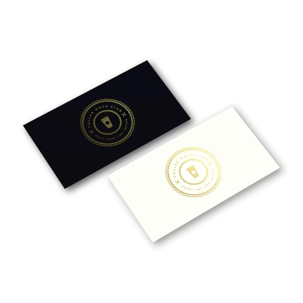 Gold Foil Business cards PRinting